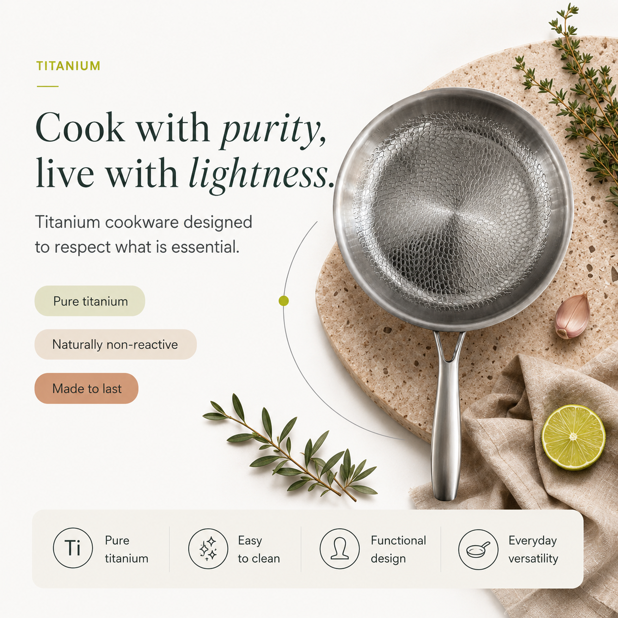 La Livia Pure Titanium Pan