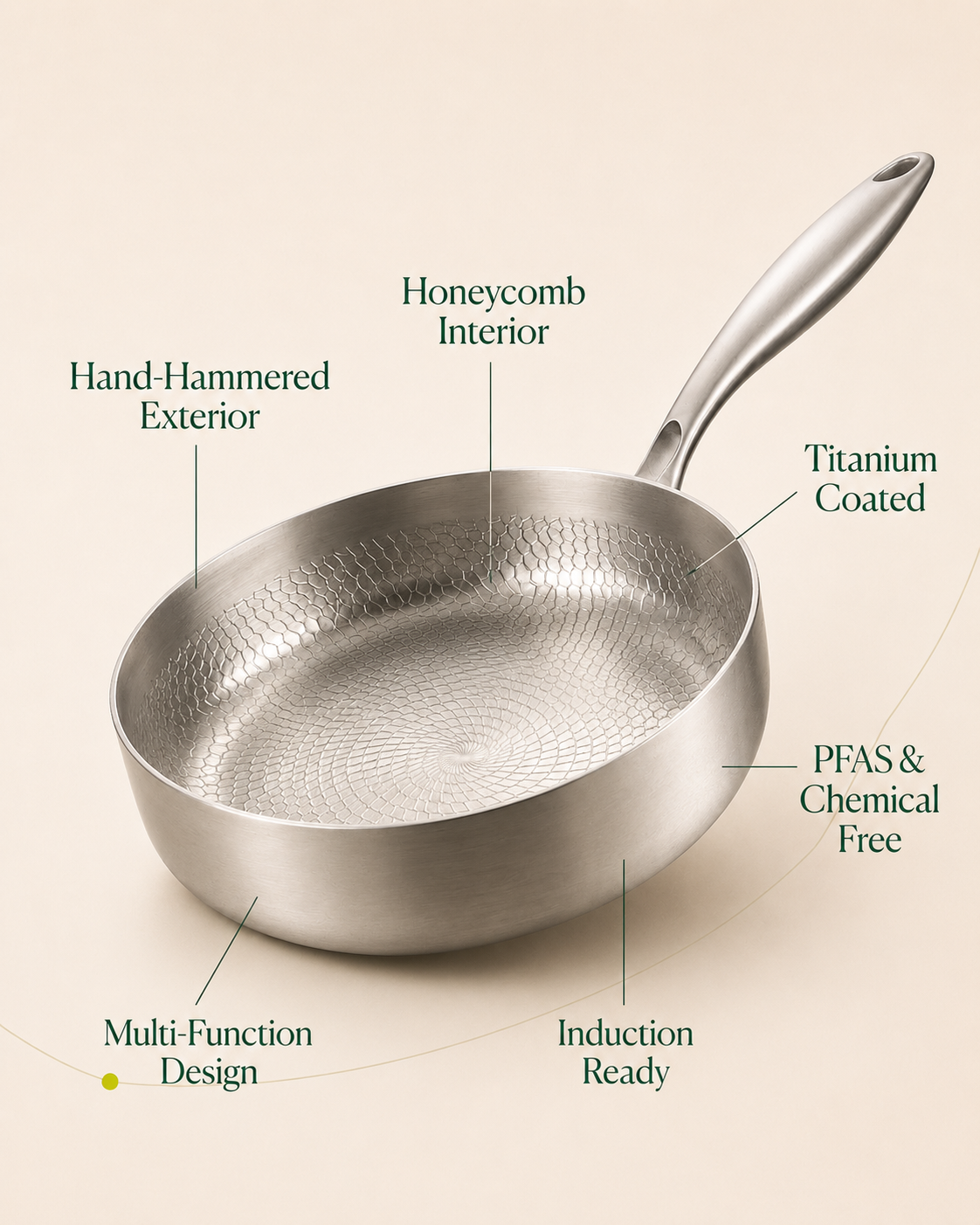 La Livia Pure Titanium High-Wall Pan
